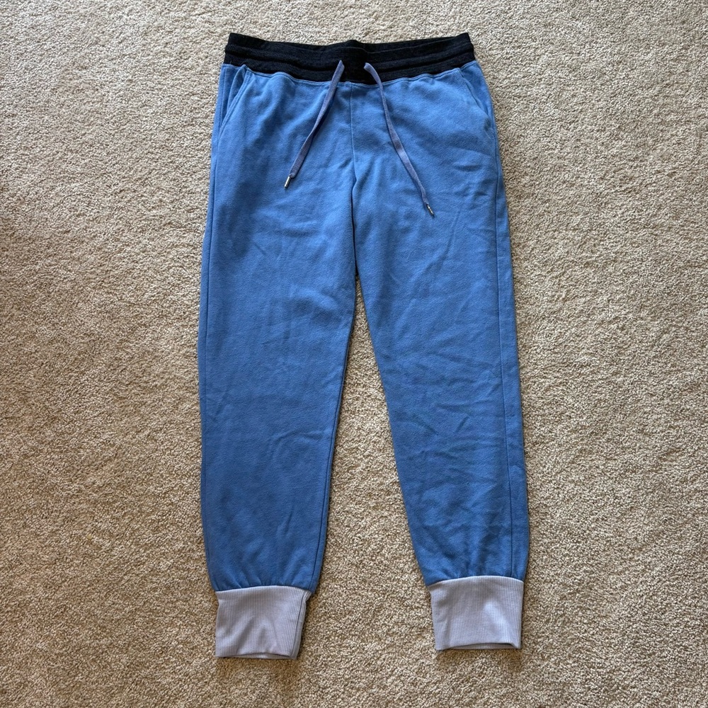 Sundry Light Blue Joggers with Dark Trim size medium